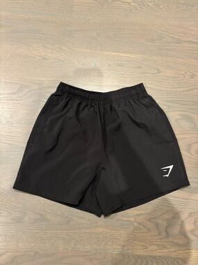 Gymshark Black Men's Lightweight Training Shorts with Logo